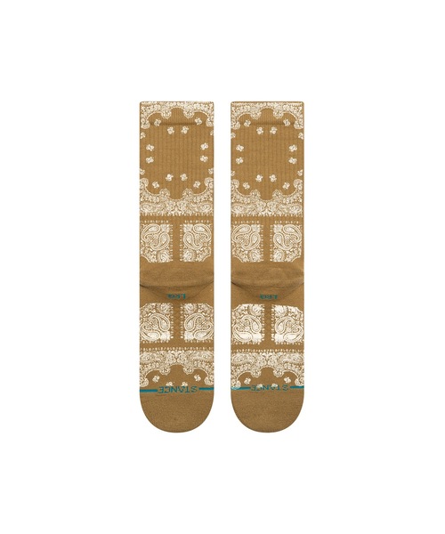 STANCE（スタンス）の「【STANCE/スタンス】LONESOME TOWN　ロゴソックス（ソックス/靴下・メンズ・グリーン・LARGE）」の3枚目の写真
