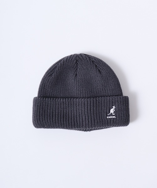 KANGOL（カンゴール）の「KANGOL CARDINAL 2WAY BEANIE ニットキャップ（ニットキャップ/ビーニー・メンズ・ダークグリーン/ピンク/ダークブラウン/ライトグレー/ダークグレー/ブラック/カーキ・FREE）」の10枚目の写真