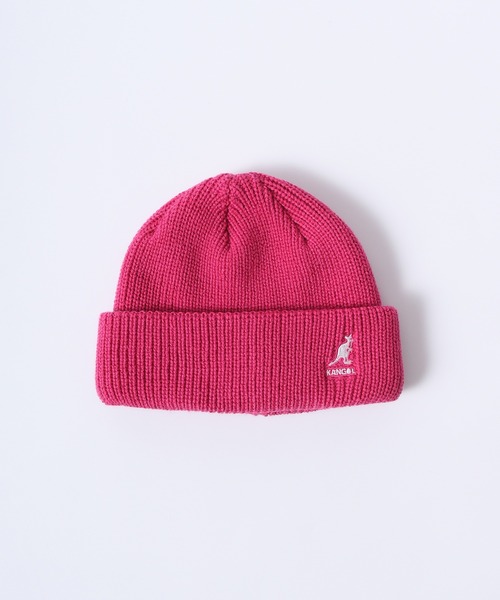KANGOL（カンゴール）の「KANGOL CARDINAL 2WAY BEANIE ニットキャップ（ニットキャップ/ビーニー・メンズ・ダークグリーン/ピンク/ダークブラウン/ライトグレー/ダークグレー/ブラック/カーキ・FREE）」の13枚目の写真