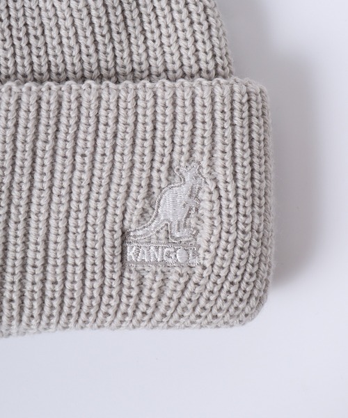 KANGOL（カンゴール）の「KANGOL CARDINAL 2WAY BEANIE ニットキャップ（ニットキャップ/ビーニー・メンズ・ダークグリーン/ピンク/ダークブラウン/ライトグレー/ダークグレー/ブラック/カーキ・FREE）」の16枚目の写真
