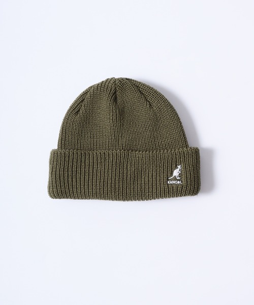 KANGOL（カンゴール）の「KANGOL CARDINAL 2WAY BEANIE ニットキャップ（ニットキャップ/ビーニー・メンズ・ダークグリーン/ピンク/ダークブラウン/ライトグレー/ダークグレー/ブラック/カーキ・FREE）」の20枚目の写真
