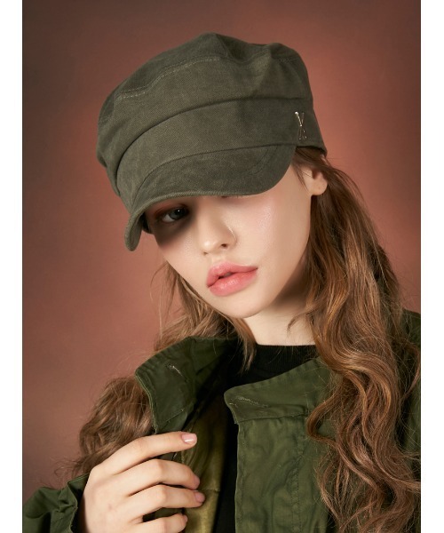 VARZAR(バザール)の「【VARZAR】バザール Peach Matroos Cap ピーチ マドロス キャップ varzar656/658/659(キャップ・レディース・ベージュ/ブラック/カーキ/ネイビー・FREE)」の7枚目の写真