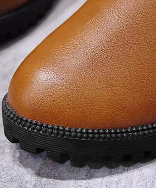 Miniministore(ミニミニストア)の「ショートブーツ レディース 裏起毛ブーツ(ブーツ・レディース・ブラウン/ブラック・22.5cm/23.0cm/23.5cm/24.0cm/24.5cm)」の18枚目の写真