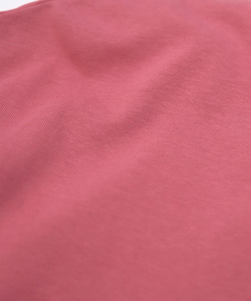 OWLEYE by domingo（アウルアイ バイドミンゴ）の「[ OWLEYE by domingo / アウルアイ ] コットン天竺ボリュームスリーブトップス（Tシャツ/カットソー・レディース・チェリーピンク/グリーン/ホワイト・M/L）」の12枚目の写真