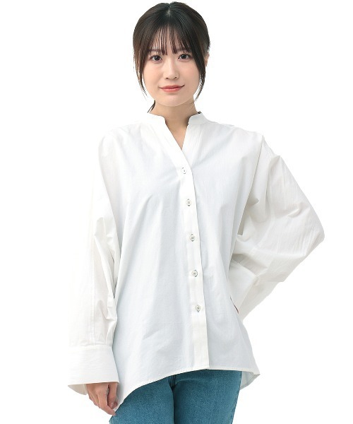 チチカカ(チチカカ)の「コットンスキッパーブラウス(シャツ/ブラウス・レディース・ホワイト/イエロー/カーキ・FREE)」の4枚目の写真