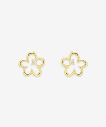 ゴールド Uシェイプ ピアス | K10YG（ピアス（両耳用））｜cui-cui