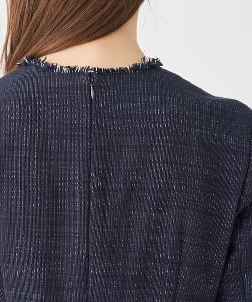 BALLSEY（ボールジィ）の「ロングスラブツイード マテリアルコンビ