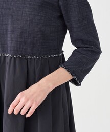 BALLSEY（ボールジィ）の「ロングスラブツイード マテリアルコンビ