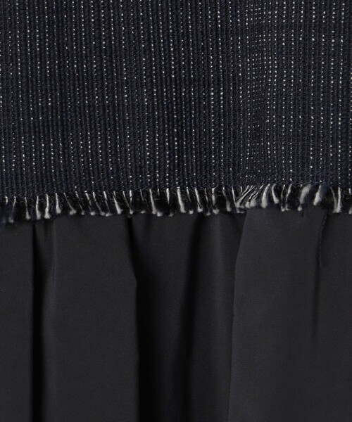 BALLSEY（ボールジィ）の「ロングスラブツイード マテリアルコンビ