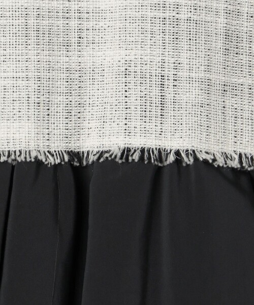 BALLSEY（ボールジィ）の「ロングスラブツイード マテリアルコンビ