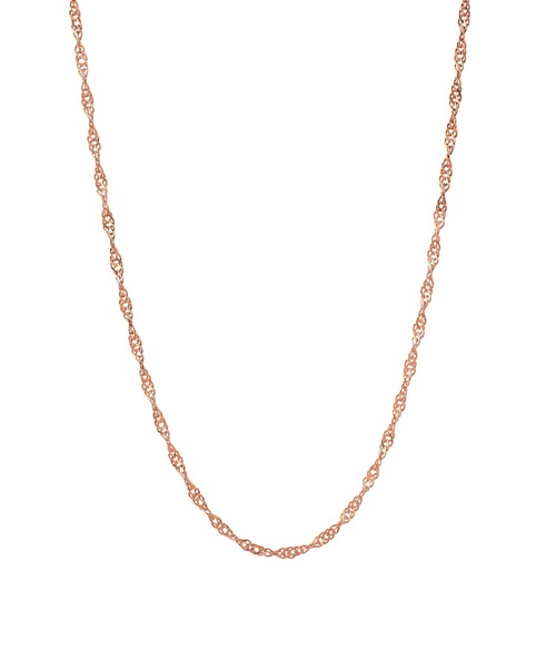 ANEMONE（アネモネ）の「【ステンレス】ツイストチェーンネックレス（ネックレス・レディース・ピンクゴールド/ゴールド・FREE）」の3枚目の写真