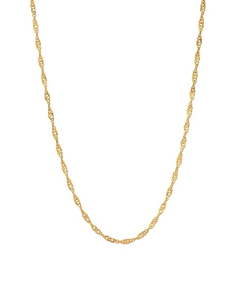 ANEMONE（アネモネ）の「【ステンレス】ツイストチェーンネックレス（ネックレス・レディース・ピンクゴールド/ゴールド・FREE）」の4枚目の写真