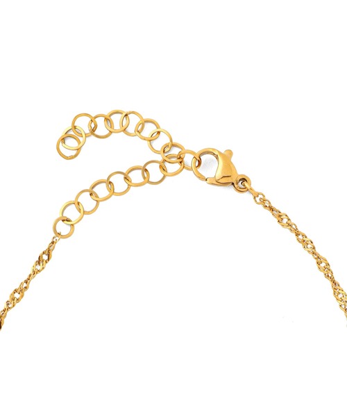 ANEMONE（アネモネ）の「【ステンレス】ツイストチェーンネックレス（ネックレス・レディース・ピンクゴールド/ゴールド・FREE）」の6枚目の写真