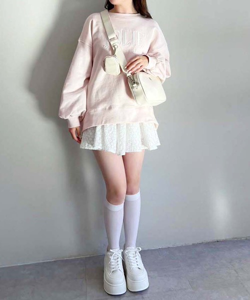 one after another NICE CLAUP(ワンアフターアナザーナイスクラップ)の「NCエンブレム付きボディーバッグ(ボディバッグ/ウエストポーチ・レディース・アイボリー/ブラック/シルバー・FREE)」の21枚目の写真