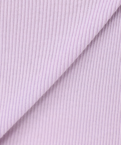 IENA（イエナ）の「CO/SE テレコプルオーバー（Tシャツ/カットソー・レディース・ホワイト/ベージュ/パープル・FREE）」の8枚目の写真