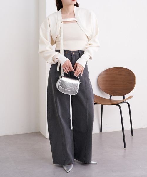 Chico（チコ）の「メタリックミニショルダーバッグ（ショルダーバッグ・レディース・シルバー/ゴールド/ブラック・FREE）」の12枚目の写真