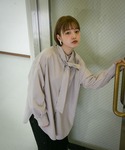 KBF(ケイビーエフ)のボウタイロングシャツ