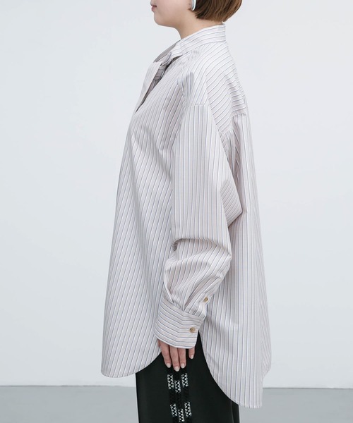 KBF（ケイビーエフ）の「ボウタイロングシャツ（シャツ/ブラウス・レディース・ベージュ系その他/ブルー系その他・ONE）」の21枚目の写真