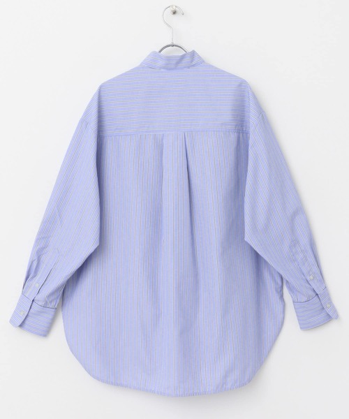 KBF（ケイビーエフ）の「ボウタイロングシャツ（シャツ/ブラウス・レディース・ベージュ系その他/ブルー系その他・ONE）」の4枚目の写真