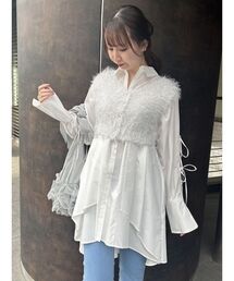 dazzlin | ラメシャギー2wayミニトップス(ニット/セーター)