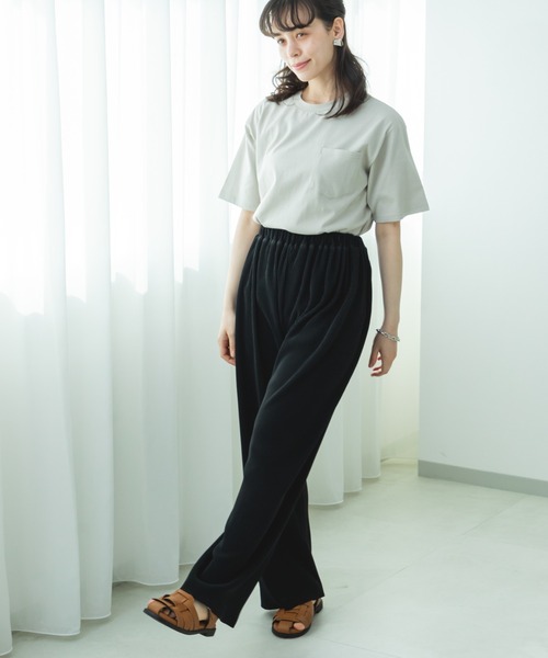 pairmanon(ペアマノン)の「【リンクコーデ】【ママサイズ】セルフカットプリーツパンツ(その他パンツ・レディース・ベージュ/レッド/グリーン/ブラック/カーキ・FREE)」の22枚目の写真
