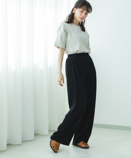 pairmanon(ペアマノン)の「【リンクコーデ】【ママサイズ】セルフカットプリーツパンツ(その他パンツ・レディース・ベージュ/レッド/グリーン/ブラック/カーキ・FREE)」の21枚目の写真