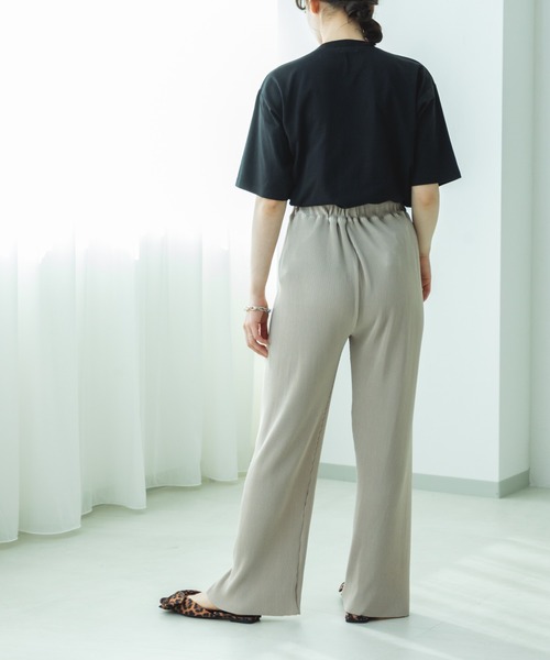 pairmanon(ペアマノン)の「【リンクコーデ】【ママサイズ】セルフカットプリーツパンツ(その他パンツ・レディース・ベージュ/レッド/グリーン/ブラック/カーキ・FREE)」の19枚目の写真
