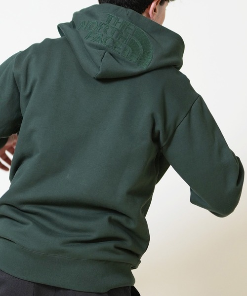 UNFIX パーカー グリーン ビューティフルシャドーズーム｜裏毛ビッグシルエットパーカー｜ユニ