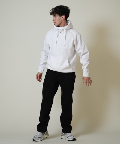 ノースフェイス ホワイト クロップドパーカーとスウェットパンツセット THE NORTH FACE ザノースフェイス MOUNTAIN ATHLETICS パーカー