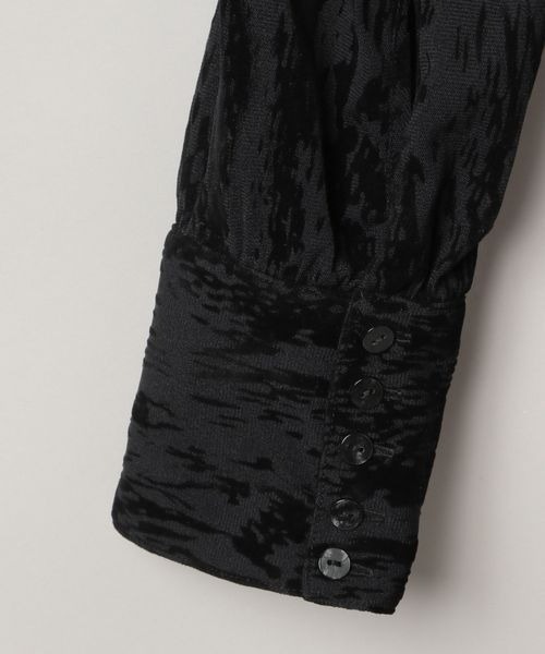 JEANASIS（ジーナシス）の「【WEB・一部店舗限定】ソデボリュームシアードレス/108725（ドレス・レディース・ブラック/ベージュ系その他・FREE）」の12枚目の写真