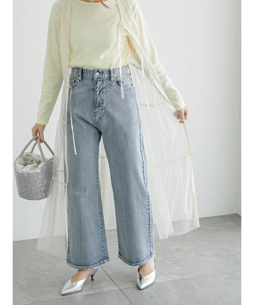 Te chichi(テチチ)の「レイヤードチュールロングワンピース(ワンピース・レディース・ブラック/オフホワイト・F)」の9枚目の写真