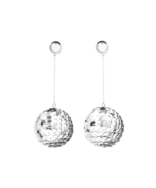 Narcissus(ナルシス)の「【Narcissus】スパンコールボールピアス(ピアス(両耳用)・レディース・シルバー・FREE)」の3枚目の写真