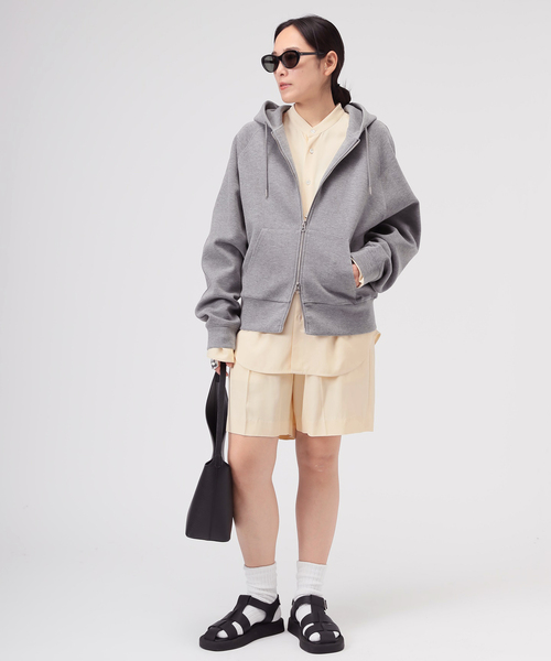 AP STUDIO（エーピーストゥディオ）の「VIS ツイルシャツ（シャツ/ブラウス・レディース・イエロー/ブラック・FREE）」の8枚目の写真