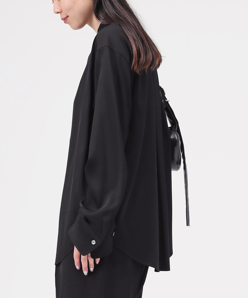 AP STUDIO（エーピーストゥディオ）の「VIS ツイルシャツ（シャツ/ブラウス・レディース・イエロー/ブラック・FREE）」の11枚目の写真