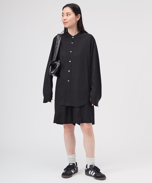 AP STUDIO（エーピーストゥディオ）の「VIS ツイルシャツ（シャツ/ブラウス・レディース・イエロー/ブラック・FREE）」の13枚目の写真