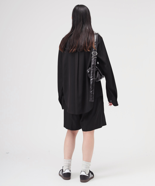 AP STUDIO（エーピーストゥディオ）の「VIS ツイルシャツ（シャツ/ブラウス・レディース・イエロー/ブラック・FREE）」の15枚目の写真