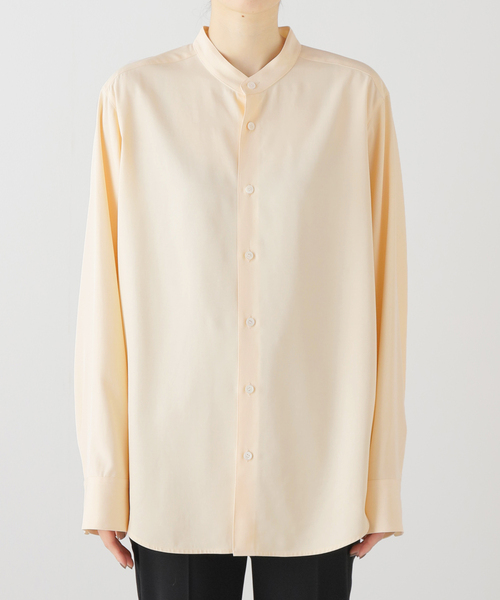 AP STUDIO（エーピーストゥディオ）の「VIS ツイルシャツ（シャツ/ブラウス・レディース・イエロー/ブラック・FREE）」の17枚目の写真