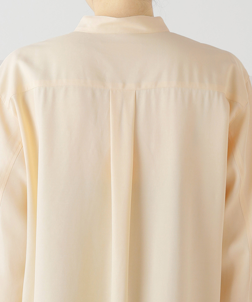AP STUDIO（エーピーストゥディオ）の「VIS ツイルシャツ（シャツ/ブラウス・レディース・イエロー/ブラック・FREE）」の21枚目の写真