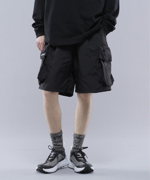 MANASTASH（マナスタッシュ）の「MANASTASH/マナスタッシュ/RIVER SHORTS '24/リバーショーツ（その他パンツ・メンズ・ブラック/マルチ/ライム/サンドベージュ・M/L/XL）」の2枚目の写真