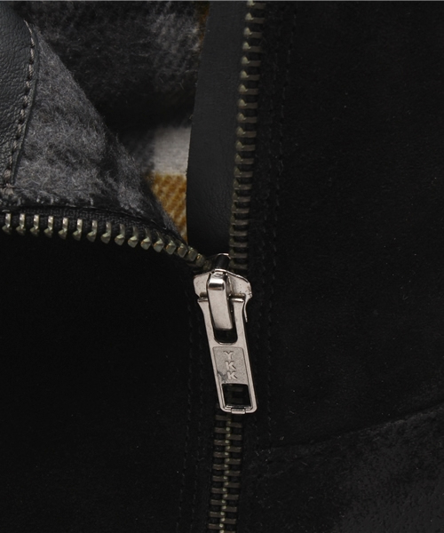 SHIPS JET BLUE（シップスジェットブルー）の「SHIPS JET BLUE (シップス ジェットブルー): スエードジップブーツ（ブーツ・メンズ・ブラック/ブラウン/ダークブラウン・40/41/42/43）」の6枚目の写真