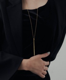 loni | 【金属アレルギー対応】Grass Tree Long Necklace/グラスツリーロングネックレス(ネックレス)