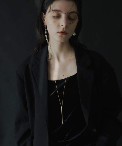 loni（ロニ）の「【金属アレルギー対応】Grass Tree Long Necklace/グラスツリーロングネックレス（ネックレス・レディース・ゴールド/シルバー・FREE）」の10枚目の写真