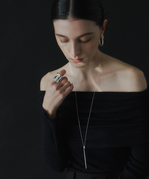 loni（ロニ）の「【金属アレルギー対応】Grass Tree Long Necklace/グラスツリーロングネックレス（ネックレス・レディース・ゴールド/シルバー・FREE）」の14枚目の写真