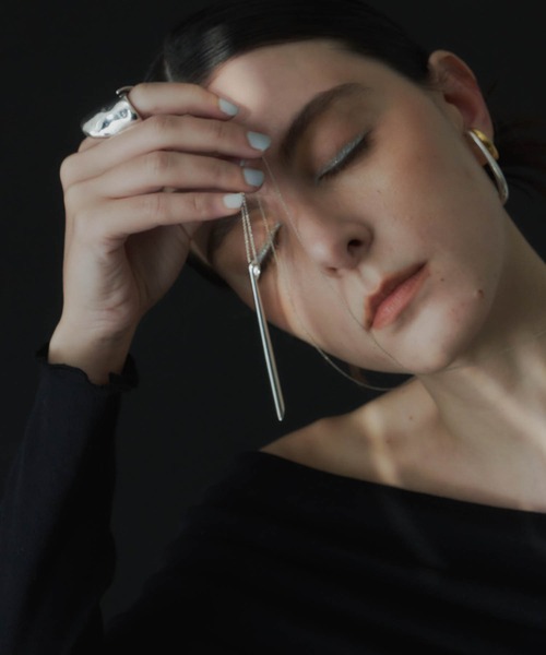 loni（ロニ）の「【金属アレルギー対応】Grass Tree Long Necklace/グラスツリーロングネックレス（ネックレス・レディース・ゴールド/シルバー・FREE）」の15枚目の写真