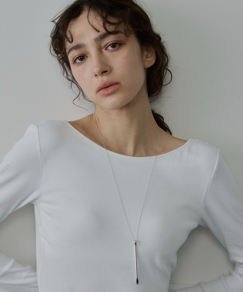 loni（ロニ）の「【金属アレルギー対応】Grass Tree Long Necklace/グラスツリーロングネックレス（ネックレス・レディース・ゴールド/シルバー・FREE）」の18枚目の写真