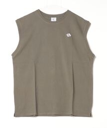 JEMORGAN（ジェーイーモーガン）の「【JEMORGAN / ジェーイーモーガン】ヘビーウエイトワイドシルエットワッペン付ノースリーブ（タンクトップ）」