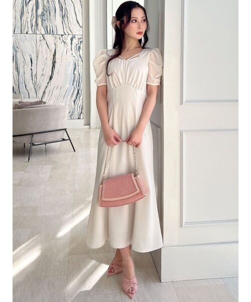 RESEXXY（リゼクシー）の「ツイードコンパクトバッグ（ハンドバッグ・レディース・イエロー/ピンク/アイボリー・FREE）」の9枚目の写真