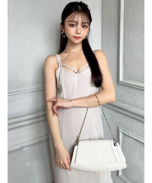 RESEXXY（リゼクシー）の「ツイードコンパクトバッグ（ハンドバッグ・レディース・イエロー/ピンク/アイボリー・FREE）」の16枚目の写真