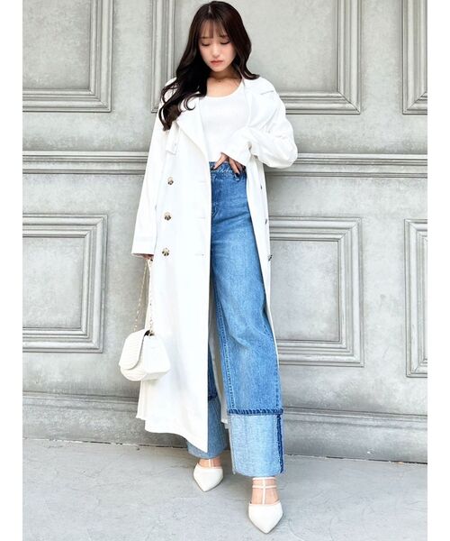 RESEXXY（リゼクシー）の「ツイードコンパクトバッグ（ハンドバッグ・レディース・イエロー/ピンク/アイボリー・FREE）」の19枚目の写真