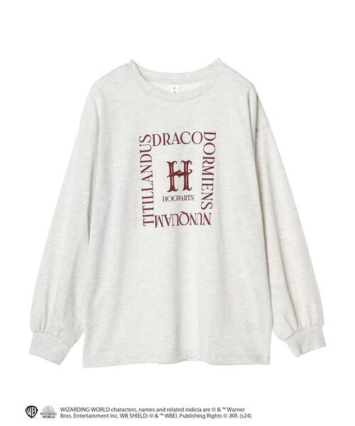 Green　Parks（グリーンパークス）の「ハリーポッター/ロゴロンT（Tシャツ/カットソー・レディース・グレー系その他/サックスブルー/ダークグレー/ベージュ・FREE）」の18枚目の写真